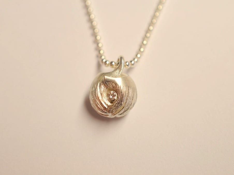 Schutzengel Anhänger Ed.2020 | 925 Sterling Silber mit Diamant
