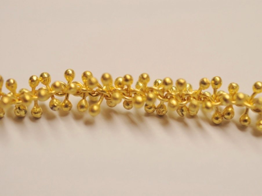 Halskette aus massiv 750 Gelbgold