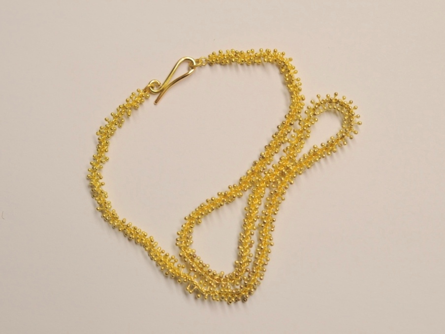 Halskette aus massiv 750 Gelbgold