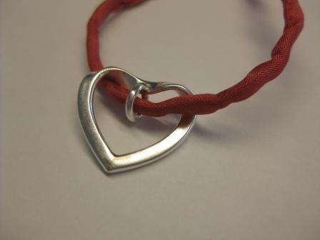 Herzanhänger aus Silber