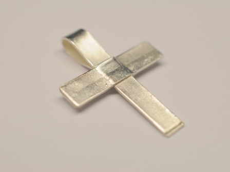 Kreuzanhänger aus 925 Silber