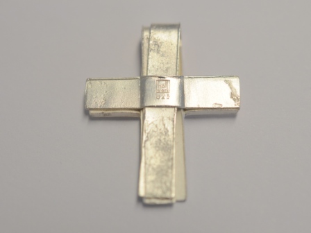Kreuzanhänger aus 925 Silber