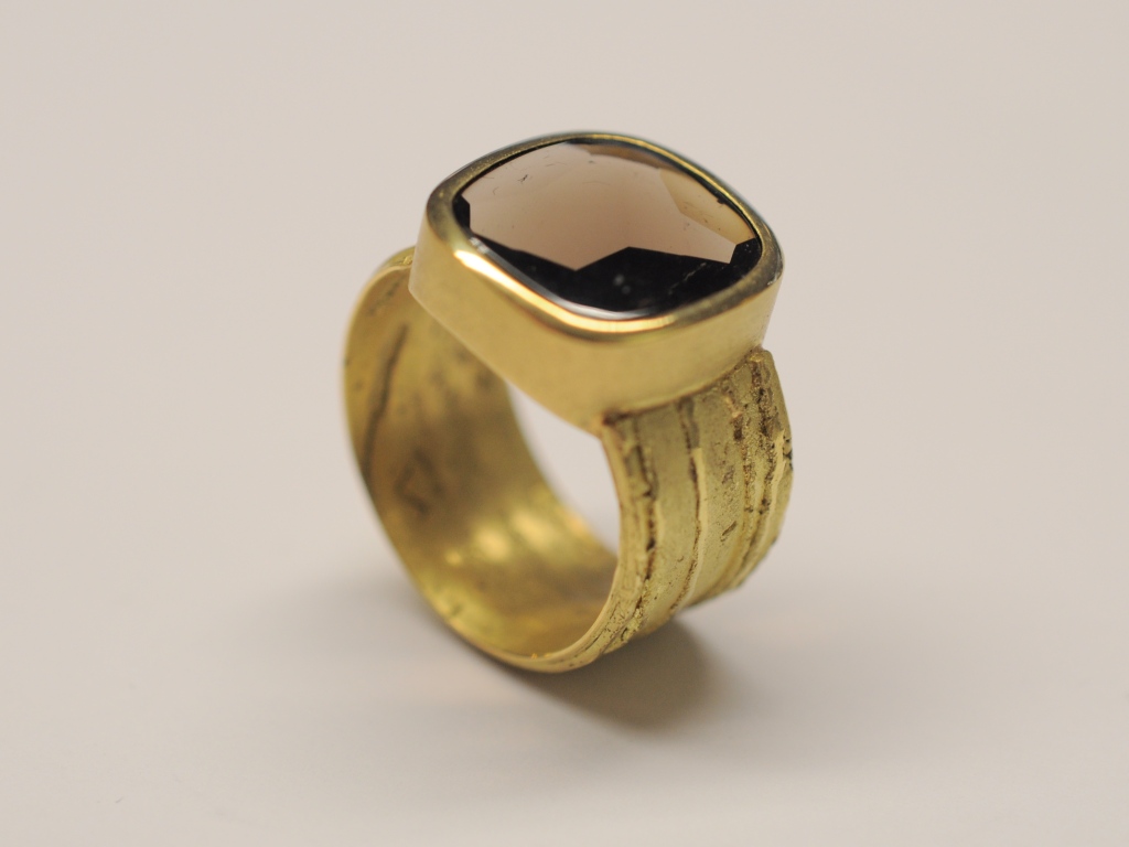 Ring mit Rauchquarz