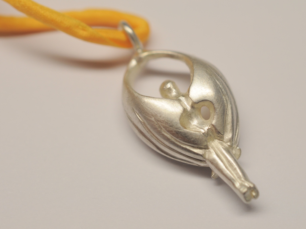 Schutzengel Anhänger Ed.2015 | 925 Silber Rückseite