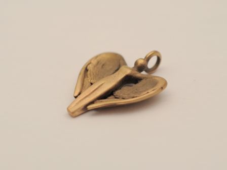 Schutzengel Anhänger Ed.2012 aus Bronze