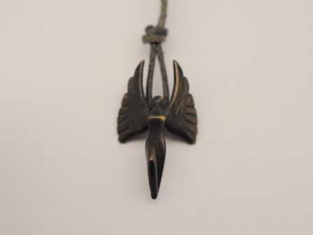 Schutzengel Anhänger Ed.2010 | Bronze geschwärzt