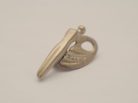 Schutzengel Anhänger Ed.2009 | 750 Weißgold mit Brillanten