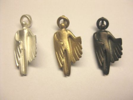 Schutzengel Anhänger Ed.2011 | Silber, Bronze und geschwärzt