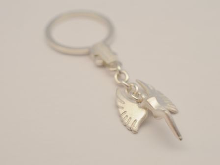 Schutzengel Schlüsselanhänger - 925 Sterling Silber