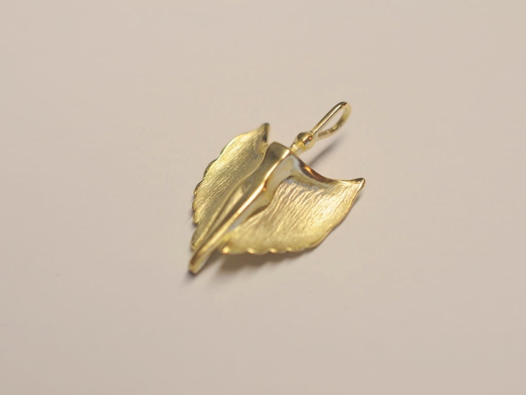 Schutzengel Anhänger aus 585 Gelbgold (14 Karat)