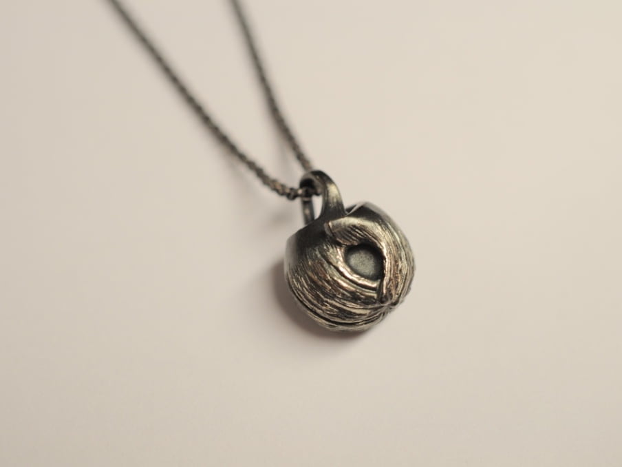 Schutzengel Anhänger Edition 2020 aus geschwärztem 925 Sterling Silber