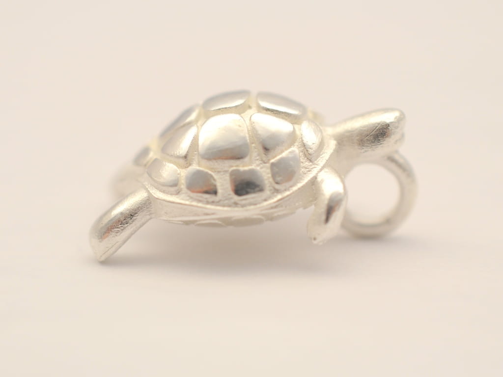 Schildkröte Anhänger Silber